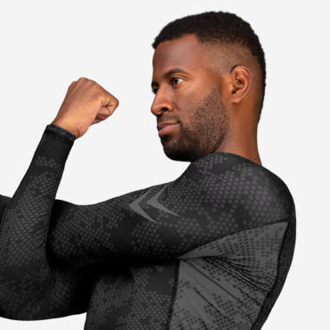 Rashguard Long Sleeve Hayabusa Ranked - black