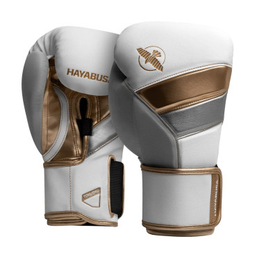 Boxing gloves Hayabusa T3 - white / gold 