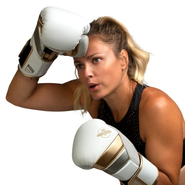 Boxing gloves Hayabusa T3 - white / gold 