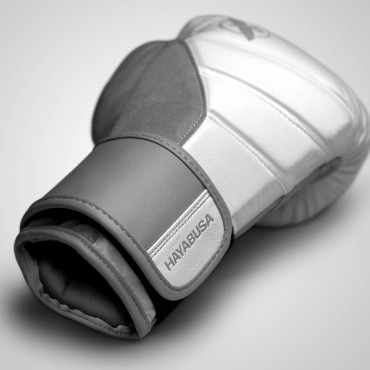 Boxerské rukavice Hayabusa T3 - bílá /  šedá