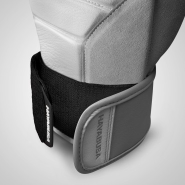Boxerské rukavice Hayabusa T3 - bílá /  šedá
