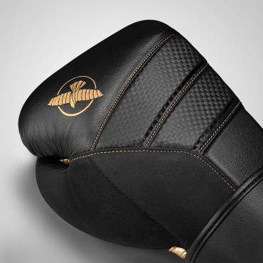 Boxerské rukavice Hayabusa T3 - černá / zlatá