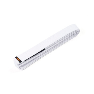 Belt for BJJ kimono MANTO LABEL - white
