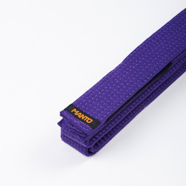 Belt for BJJ kimono MANTO LABEL - purple