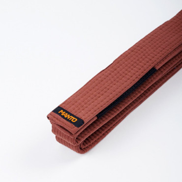 Belt for BJJ kimono MANTO LABEL - brown