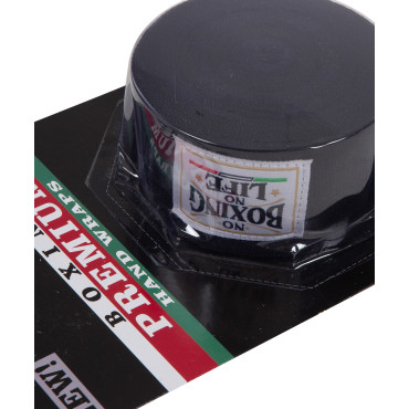 Hand wraps No Boxing No Life - black