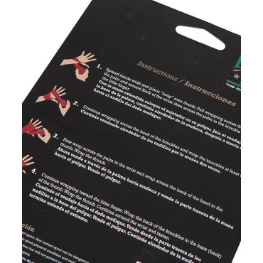 Hand wraps No Boxing No Life - red