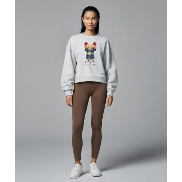 Sweatshirt NBNL Champion bear - light grey