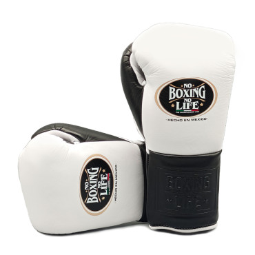 Boxerské rukavice No Boxing No Life - bílé / černé