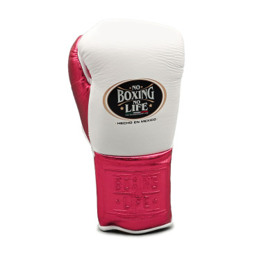 Boxerské rukavice No Boxing No Life - bílé / růžové