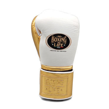 Boxerské rukavice No Boxing No Life Velcro - bílé