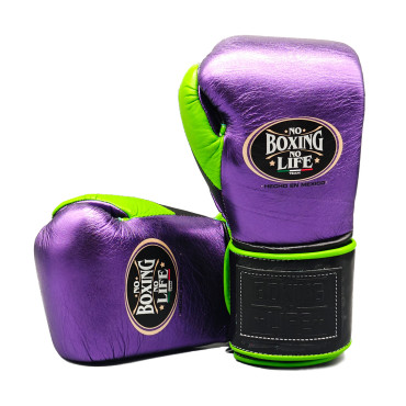 Boxerské rukavice No Boxing No Life Velcro - fialové