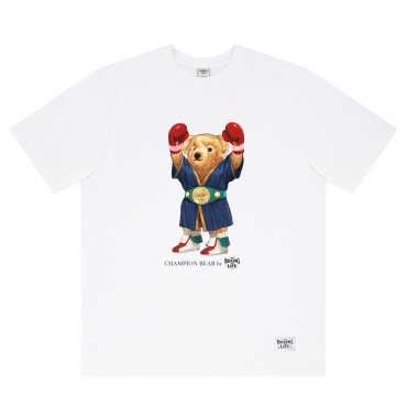 T-shirt NBNL Champion Bear – white