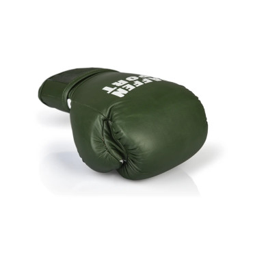 Boxerské rukavice Paffen Sport PRO KLETT - olivové / bílé