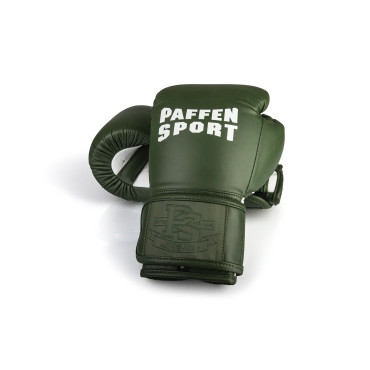 Boxerské rukavice Paffen Sport PRO KLETT - olivové / bílé