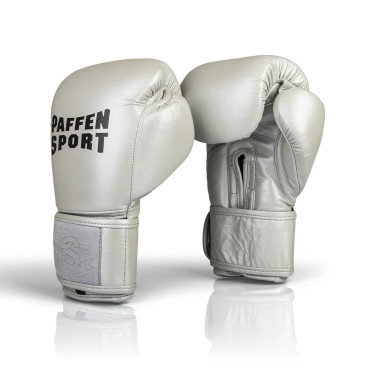 Boxerské rukavice Paffen Sport PRO KLETT X - stříbrné