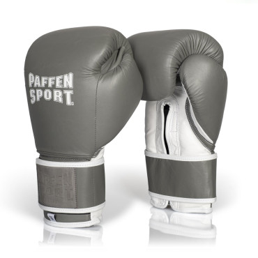 Boxing gloves Paffen Sport PRO KLETT - gray / white