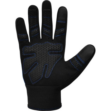 Celoprstové fitness rukavice RDX - modré