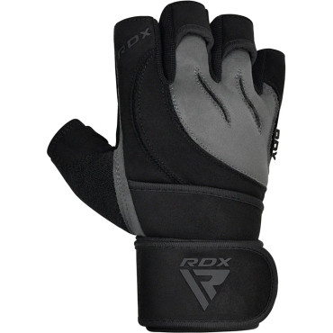 Fitness rukavice RDX L4 - šedé