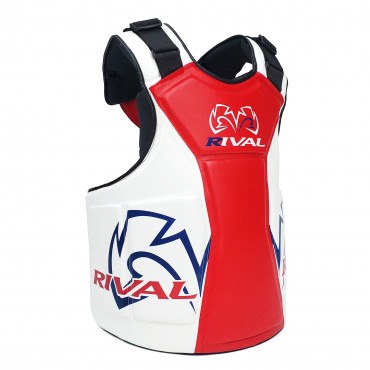 Body protector Rival RBP - white-red 