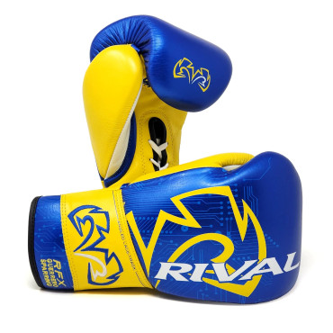 Boxerské rukavice Rival GUERRERO - P4P - modré / žluté
