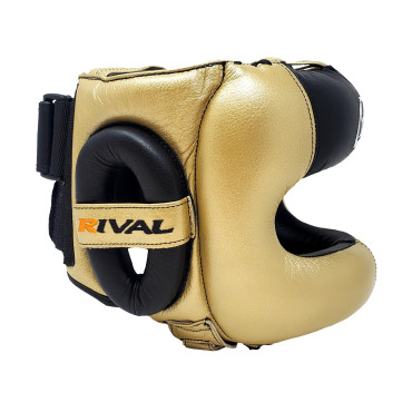 Headgear with nose guard Rival - gold