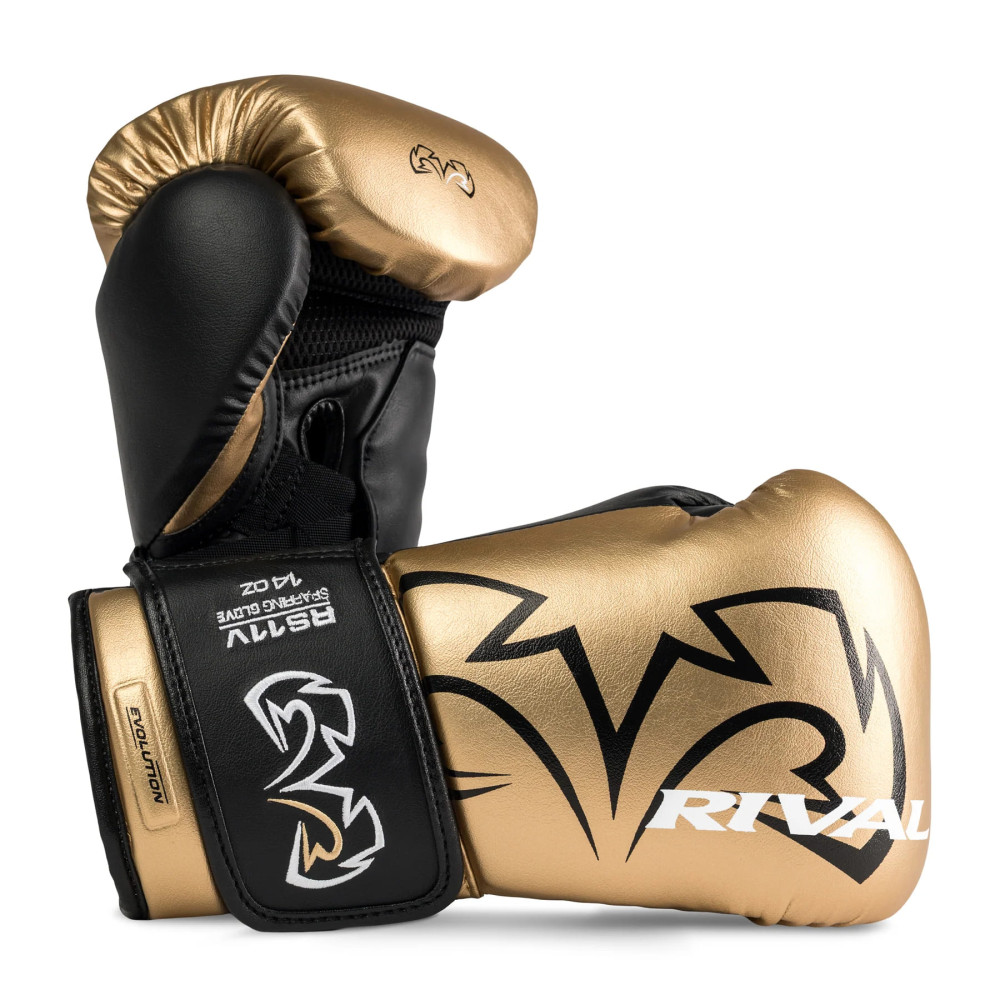Boxerské rukavice Rival Evolution - zlaté