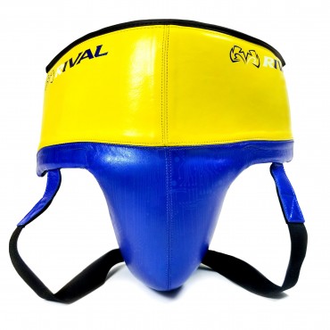 Groin guard Rival P4P LOMA - yellow / blue