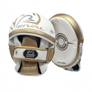 Mitts Rival RPM100 - white / gold