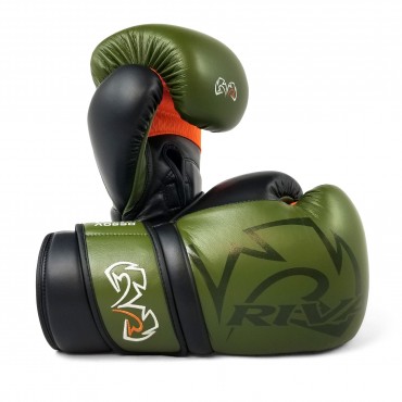 Boxerské rukavice Rival Impuls - zelené khaki
