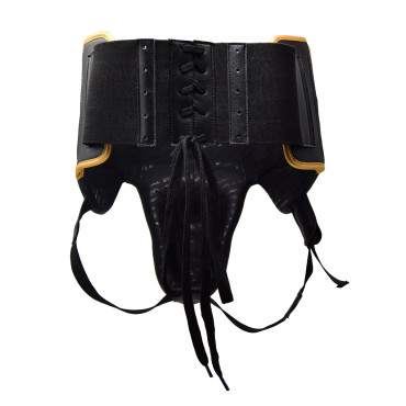 Groin guard Rival RNFL100 with laces - black