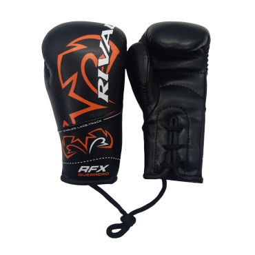 Mini rukavičky Rival 15 cm - černé / oranžové