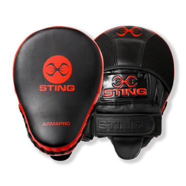 Boxing Mitts Sting Armapro Neo Gel - black / red Boxing Mitts Sting Armapro Neo Gel - black / red