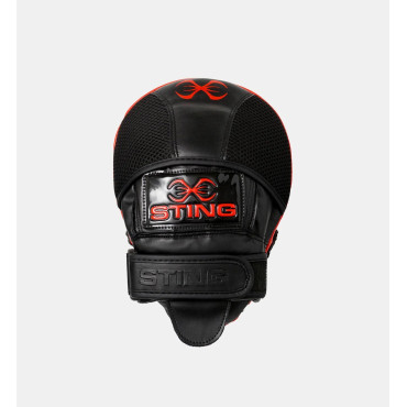 Boxing Mitts Sting Armapro Neo Gel - black / red