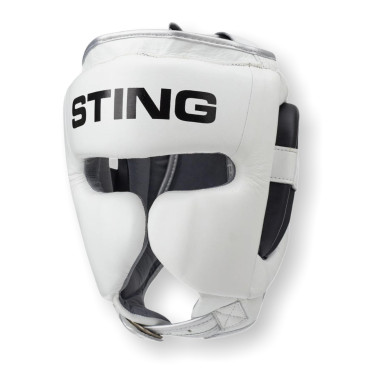 Sting Viper Boxing Headgear - white / black