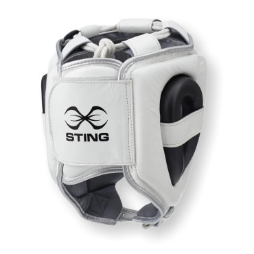 Sting Viper Boxing Headgear - white / black