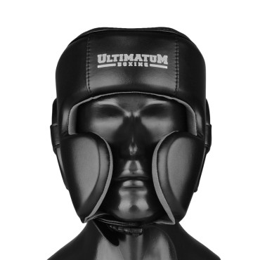 Boxerská helma Ultimatum GEN7 Alcantara - černá