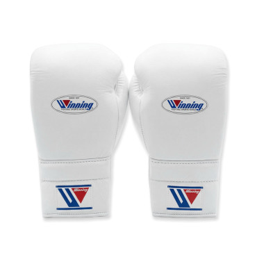 Šněrovací boxerské rukavice Winning - bílé