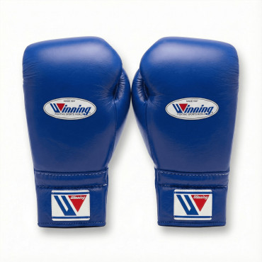 Šněrovací boxerské rukavice Winning - modré