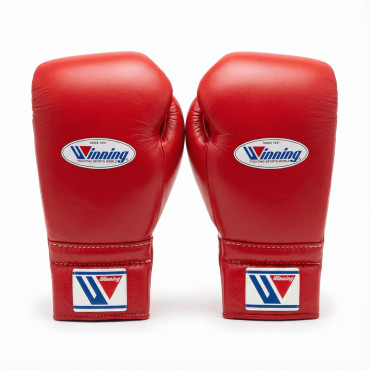 Šněrovací boxerské rukavice Winning - červené