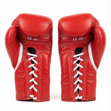 Šněrovací boxerské rukavice Winning - červené