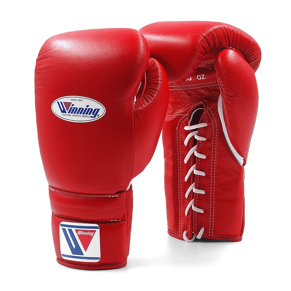 Šněrovací boxerské rukavice Winning - červené Šněrovací boxerské rukavice Winning - červené