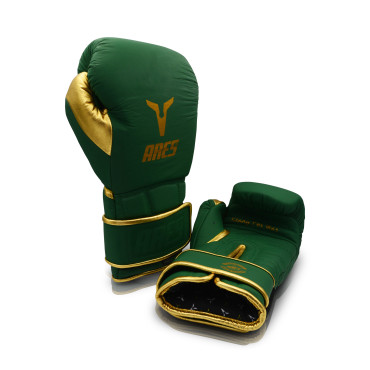 Boxing gloves Ares Kratos - green / gold