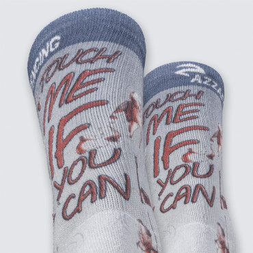 Fencing Socks Azza Touch Me If You Can - White / Blue