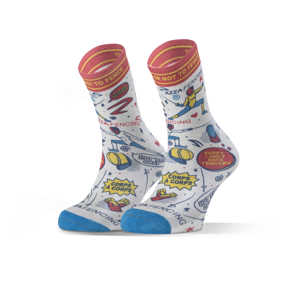 Fencing Socks Azza To Fence Or Not - Multicolor