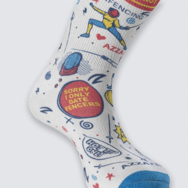 Fencing Socks Azza To Fence Or Not To Fence - Multicolor