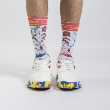 Fencing Socks Azza To Fence Or Not To Fence - Multicolor