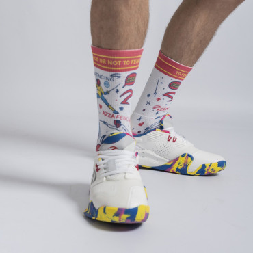 Fencing Socks Azza To Fence Or Not To Fence - Multicolor