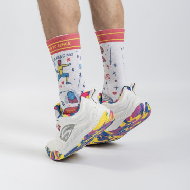 Fencing Socks Azza To Fence Or Not To Fence - Multicolor