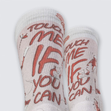 Fencing Socks Azza Touch Me If You Can - White / Red